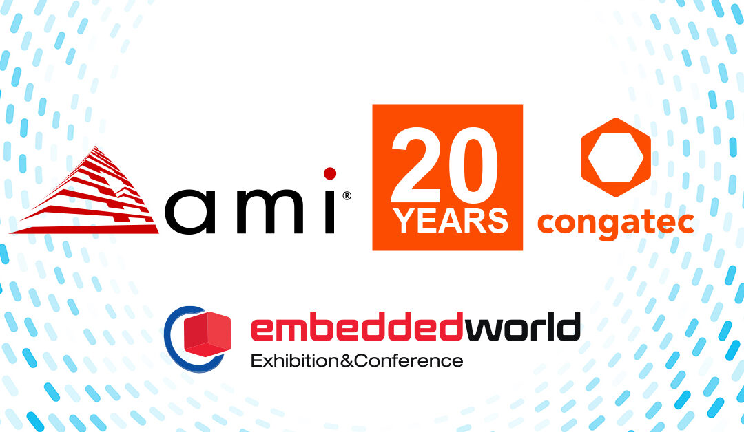 AMI and congatec Celebrate 20 Years of Successful Partnership